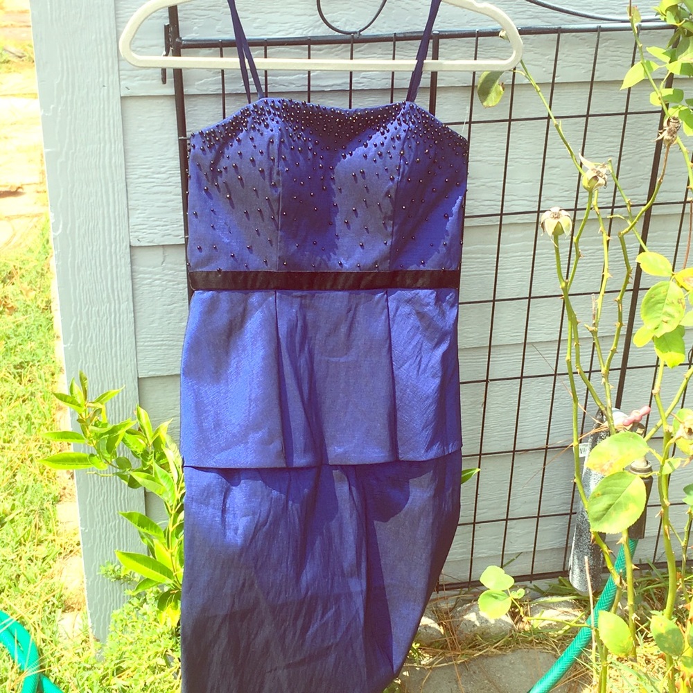 Xscape Sapphire Blue size4 cocktail dress